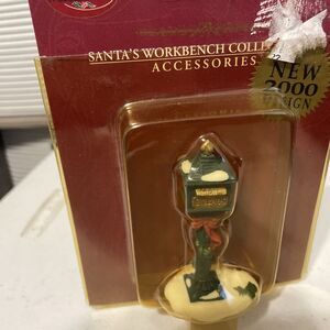 Santa’s Workbench Collection Accessories Santa Claus Mailbox Figurine #521-6015